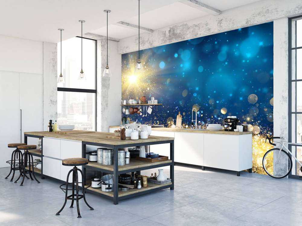 Stjerne i glitrende natt