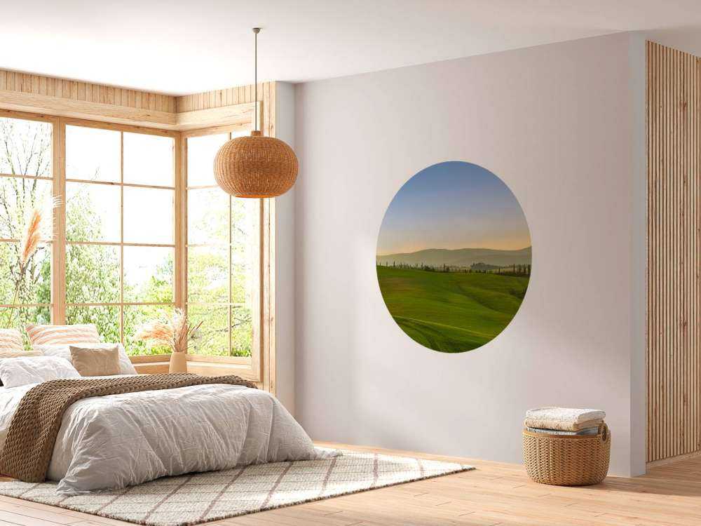 Kupert landskap Toscana