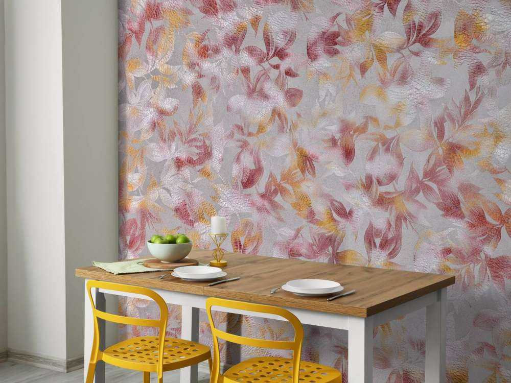 Blomster på grå bakgrunn