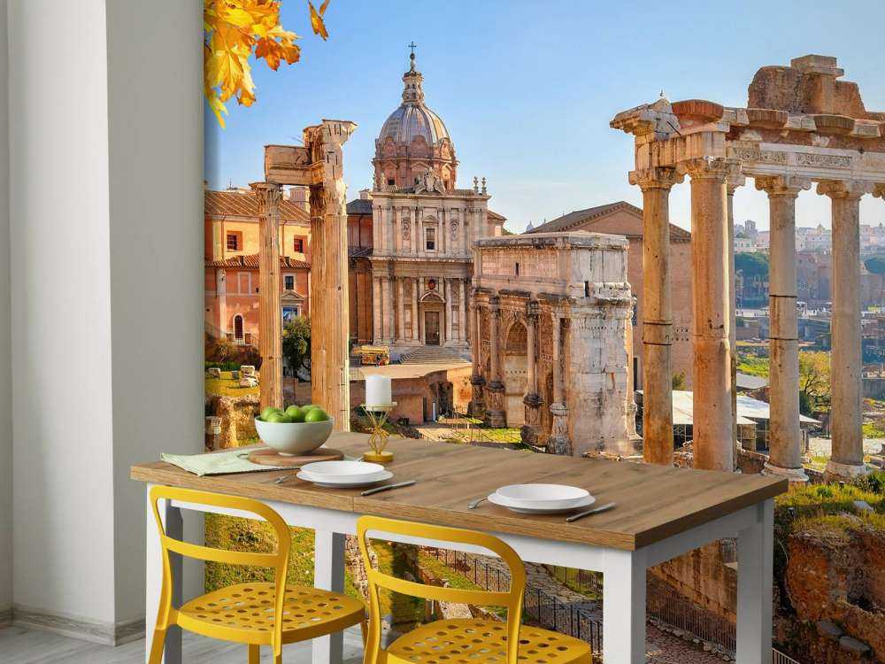 Romerske ruiner i Roma