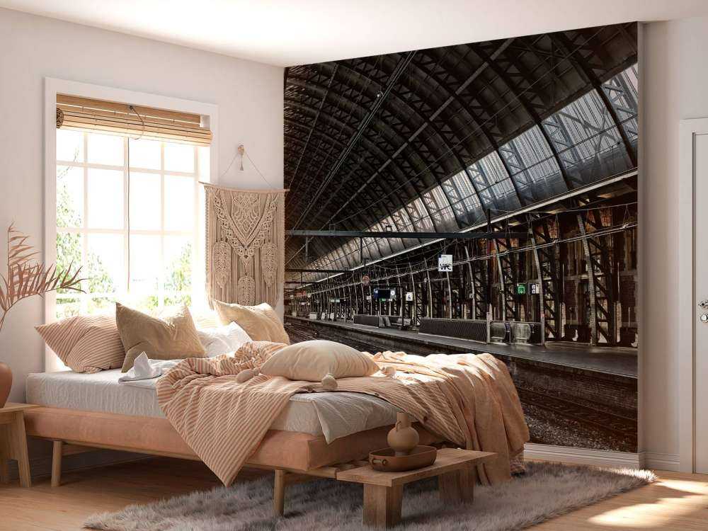 En tidlig morgen på stasjonen