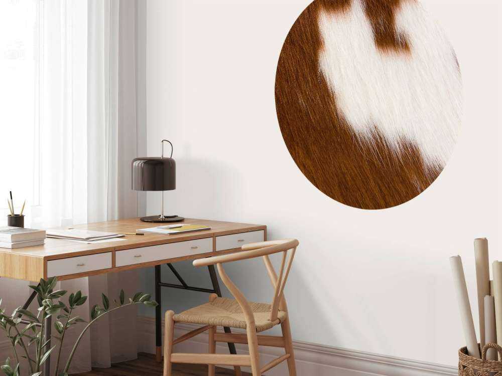 Kuskinn rød og hvit kuskinn