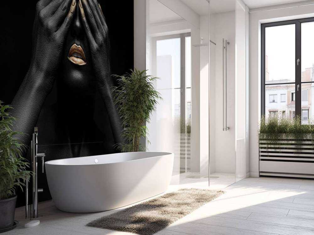 Kvinne med hendene foran øynene