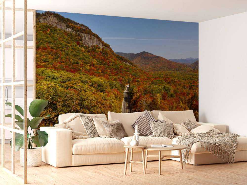 Veien gjennom høstlandskapet