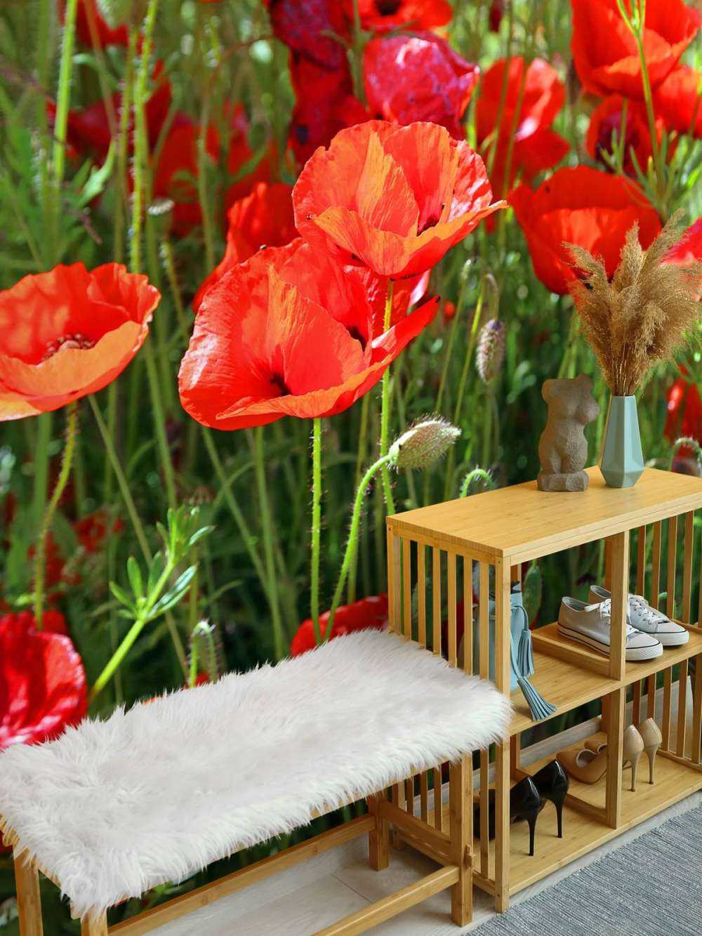 Nærbilde av valmuer