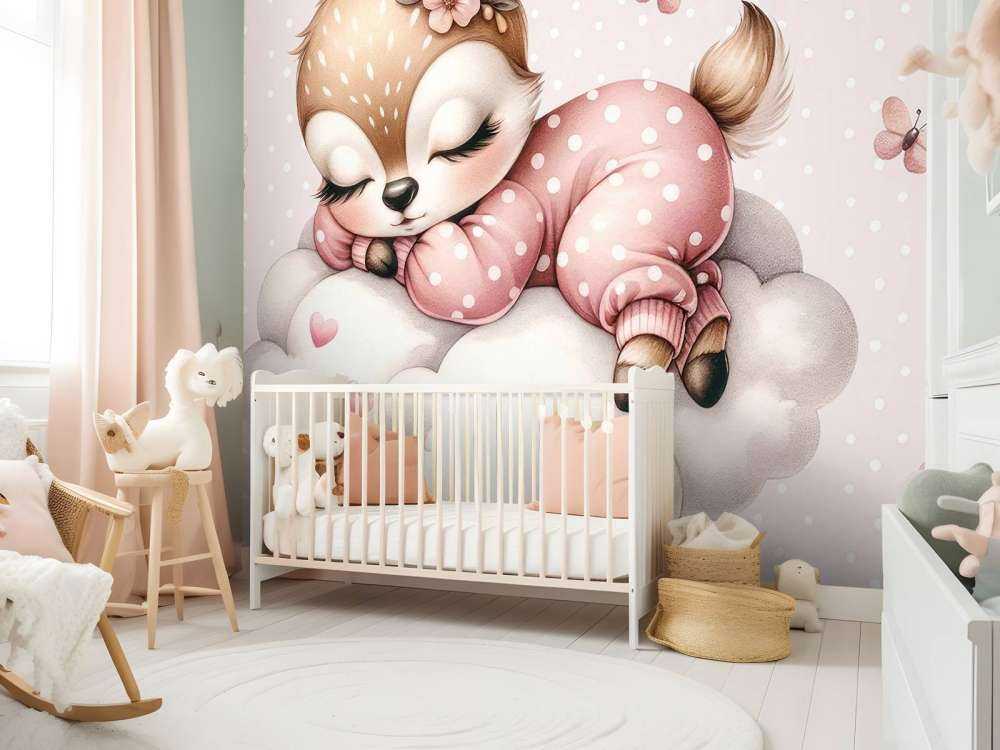 Sovende hjort på en sky