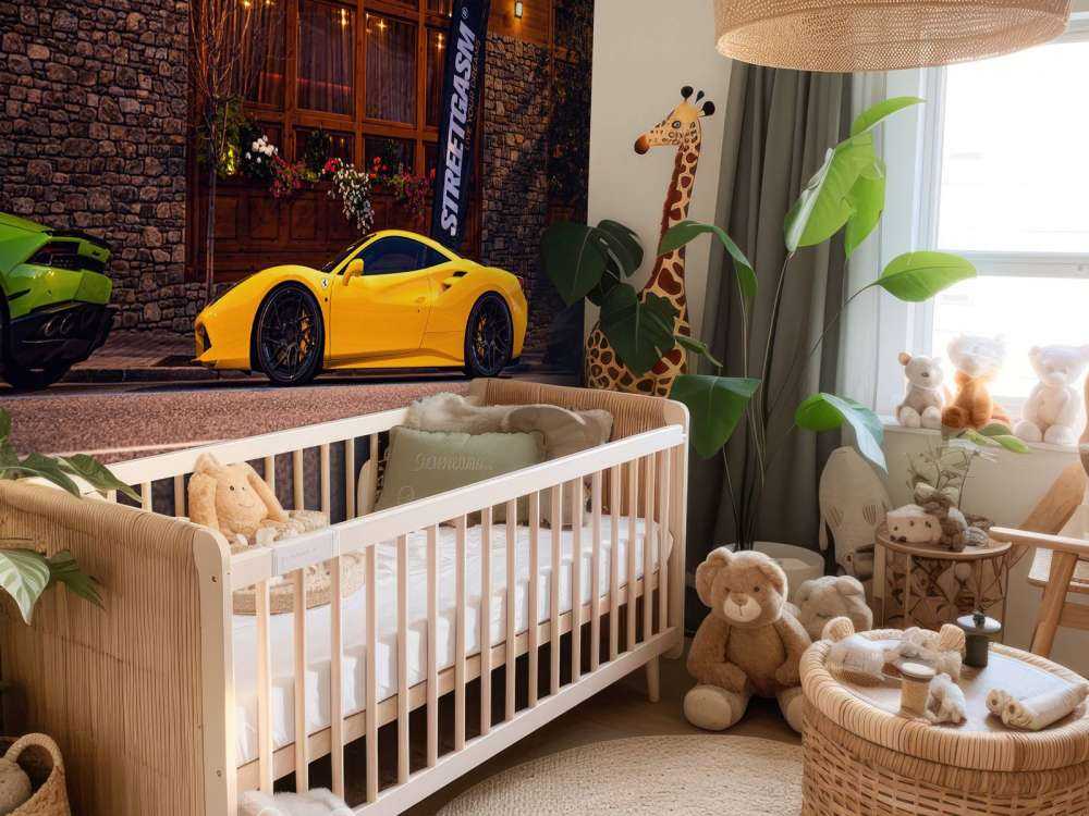 Eksklusive biler ved trehytte