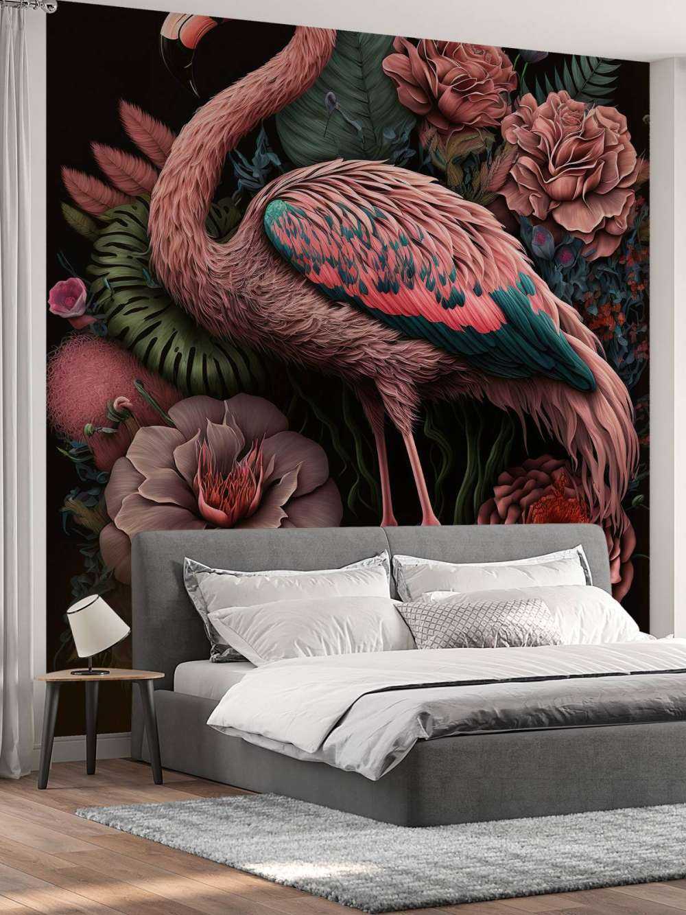 Flamingo Blomsterprakt Natt