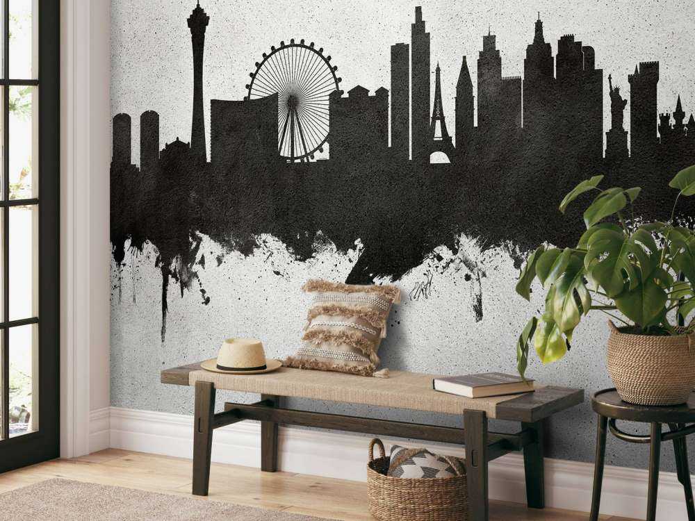 Akvarell silhuett, Las Vegas