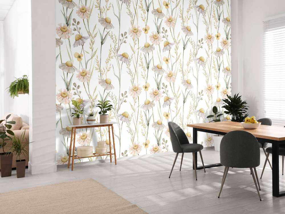 Felt av sommerflora