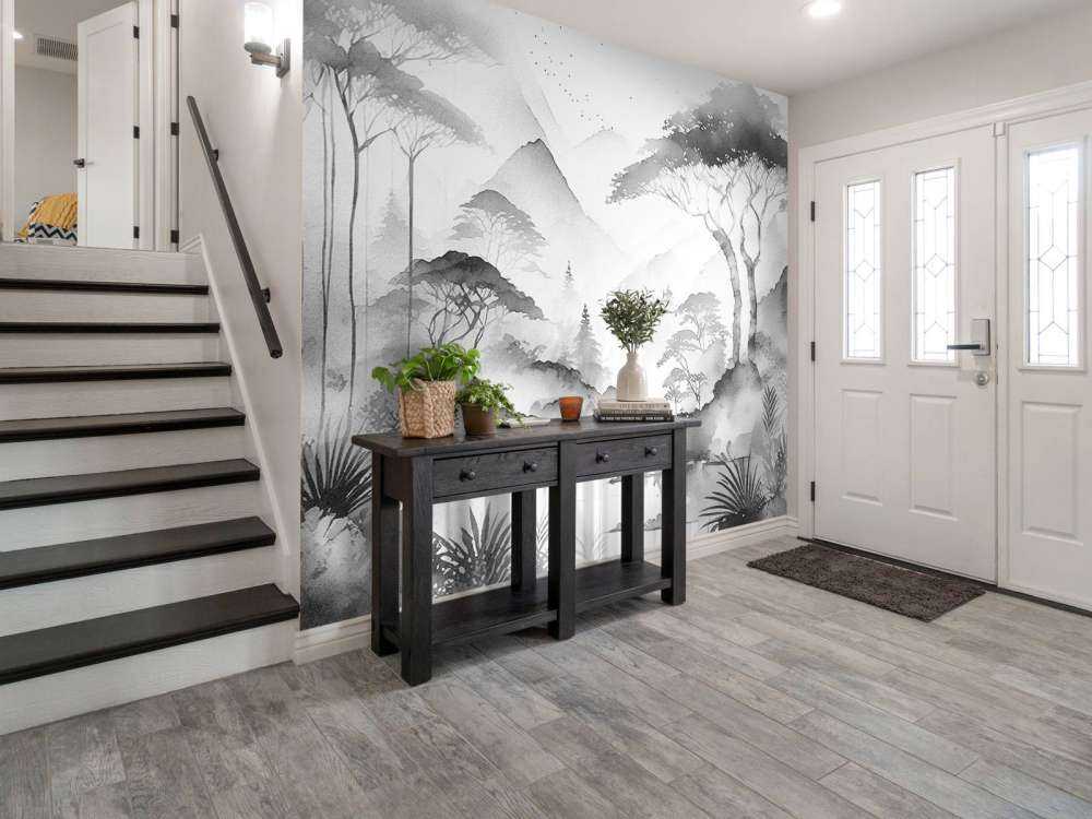 Fjellsjø i Tåkete Blekk