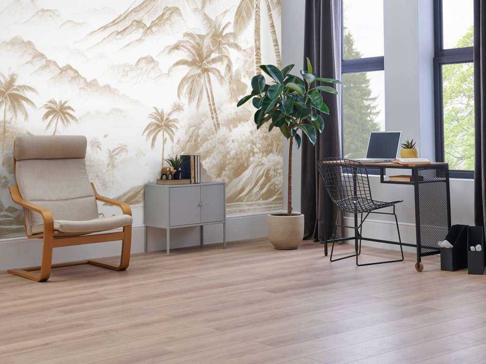 Fredelig Palmebukt, taupe