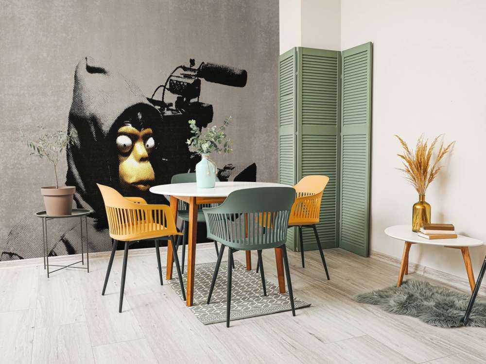 Banksy - ETTGS monkey, soft concrete