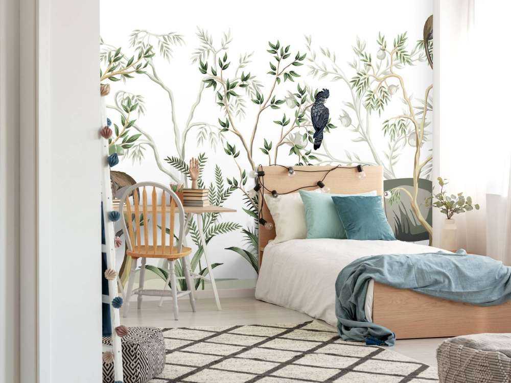 Tegnede dyrr i jungelen