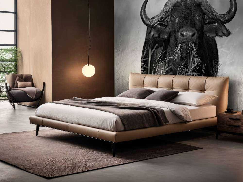 Buffalo i sort og hvid