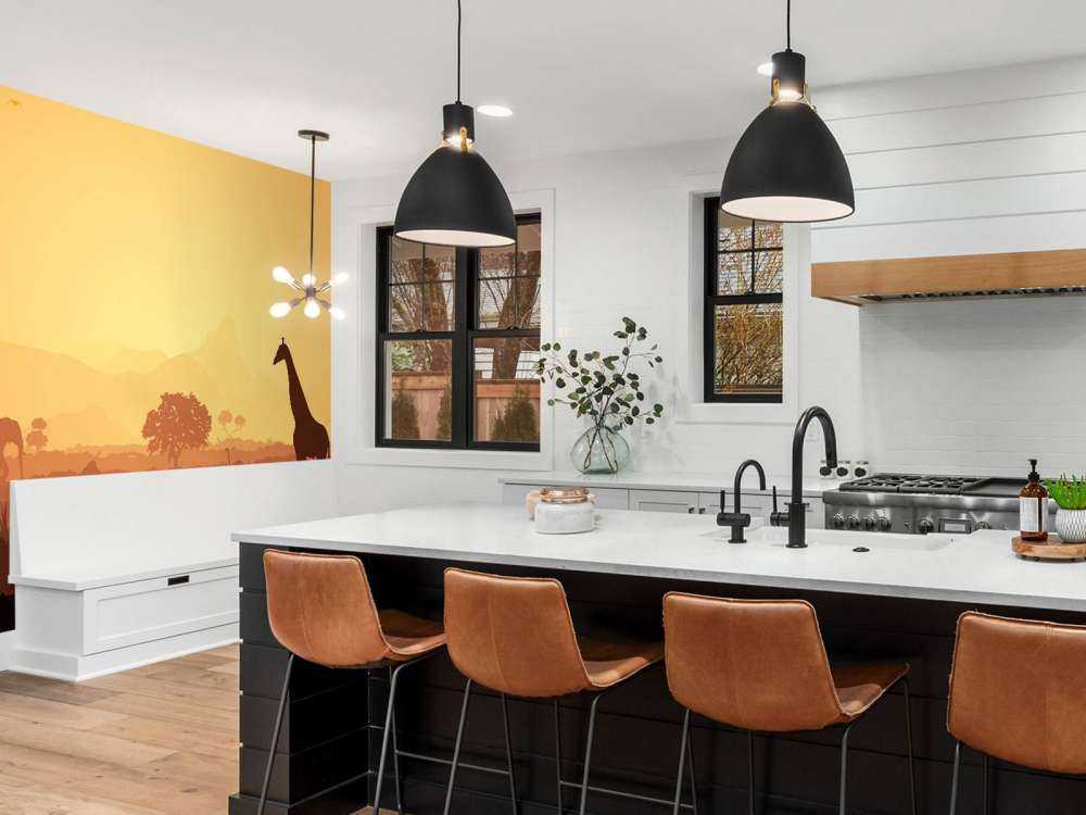 Vilde dyr på savanne