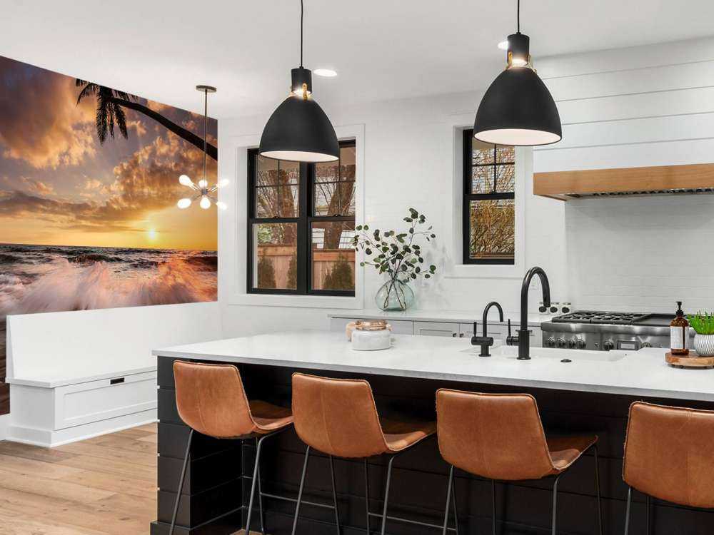 Romantisk solnedgang