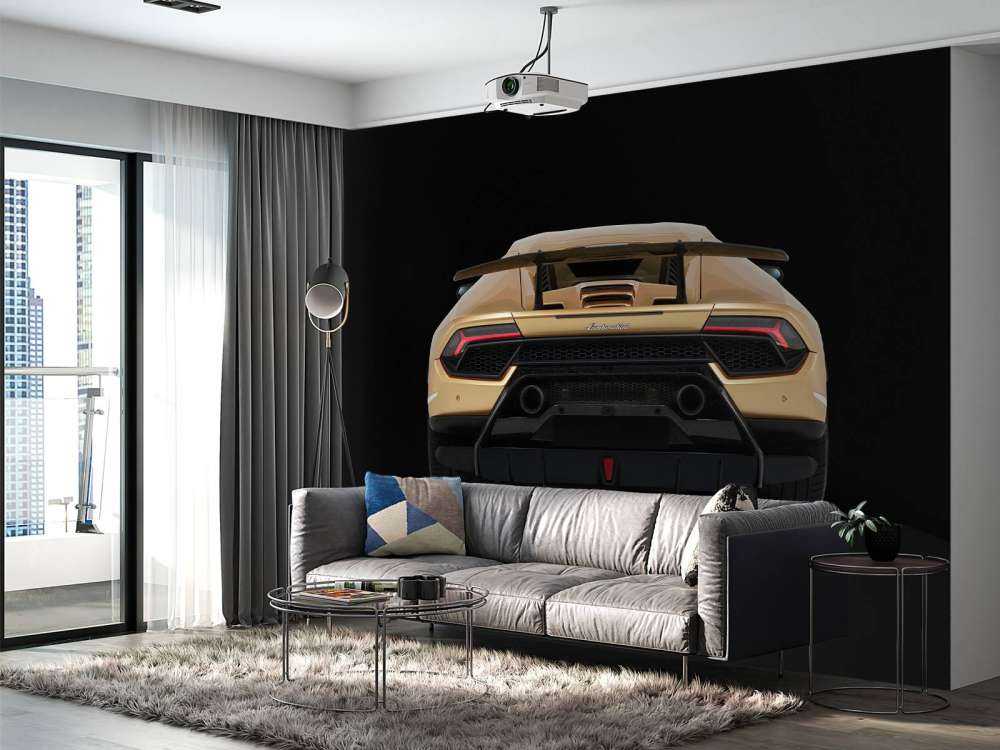 Lamborghini Huracan - Set bagfra, sort