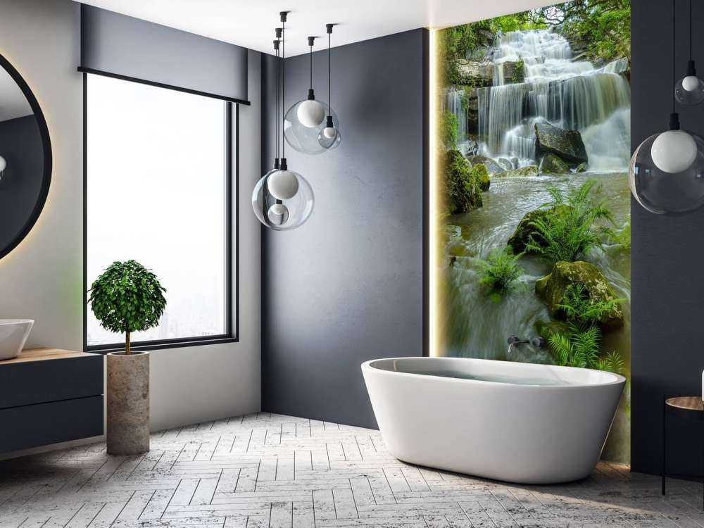 Strømmende vandfald