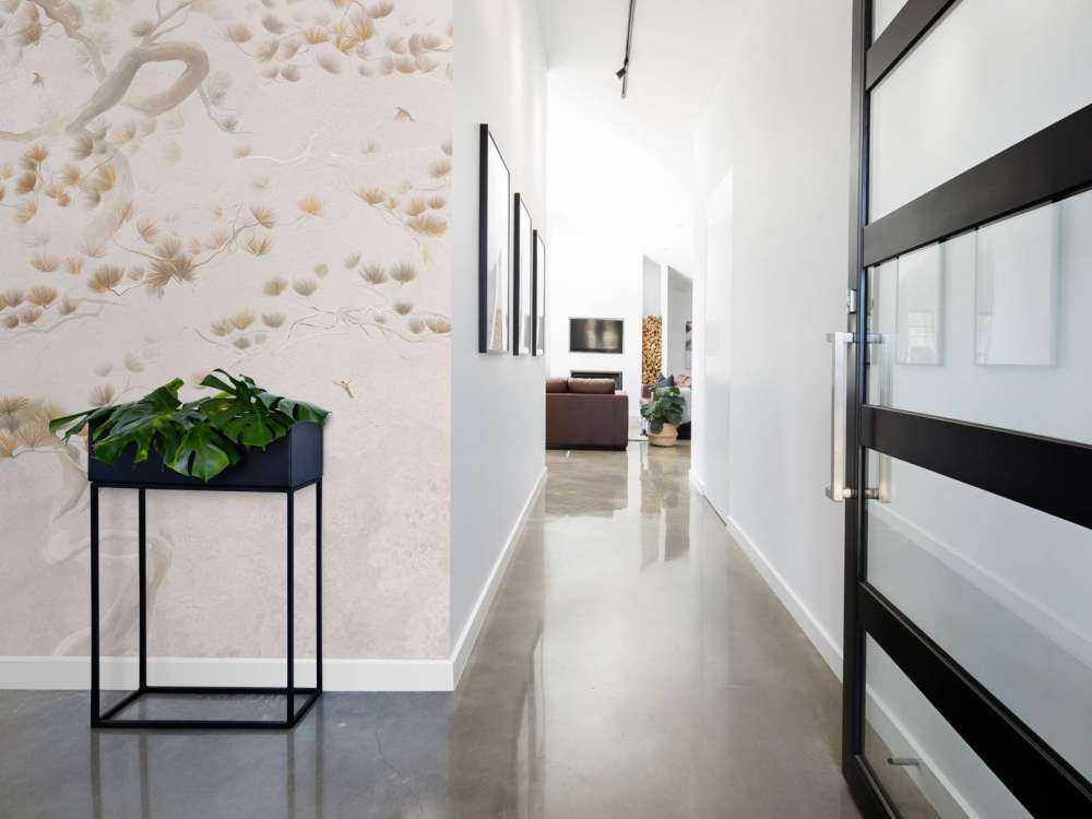 Blomstertræ Kunst - Beige