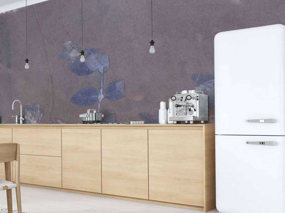 Wilde geranium og snebær - blå