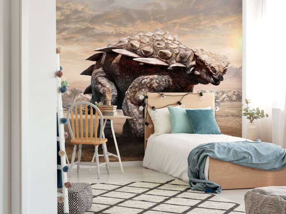 Dinosaur i et øde område