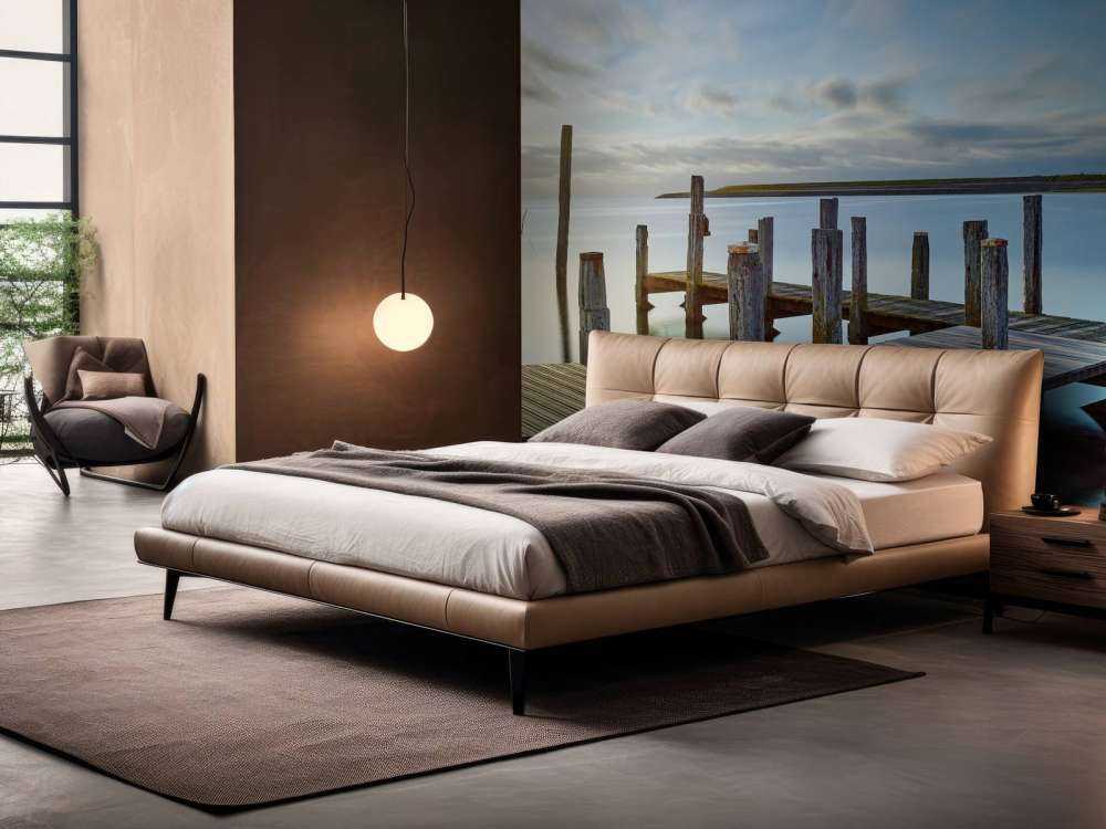 Træbrygge ved solopgang