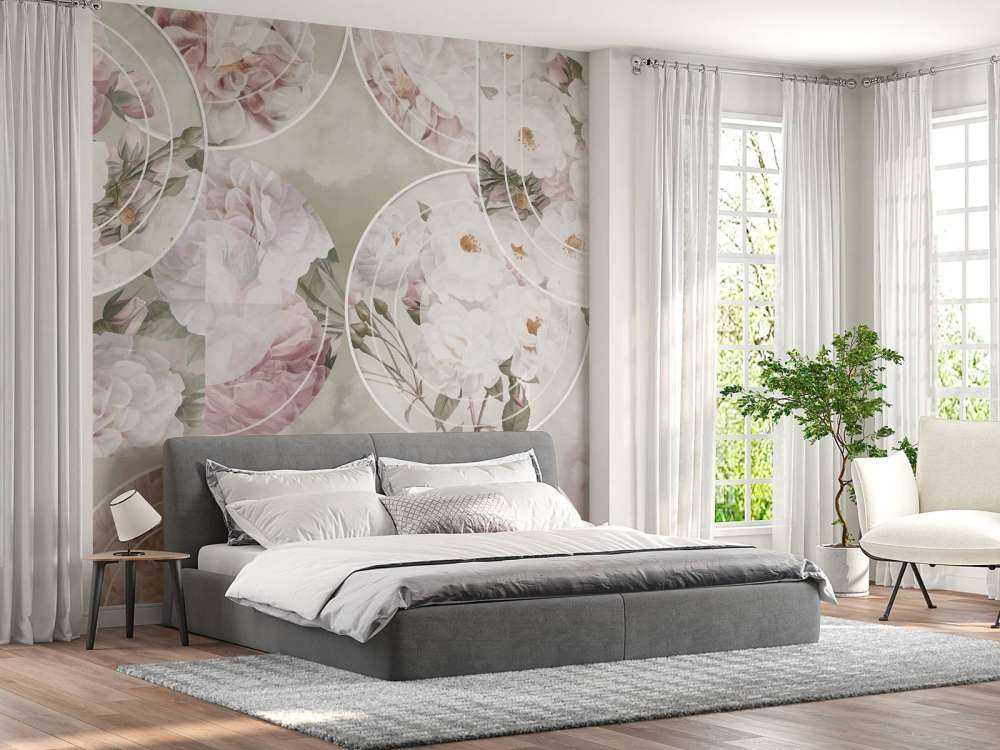 Tidless Floral Elegance - Blush Grøn