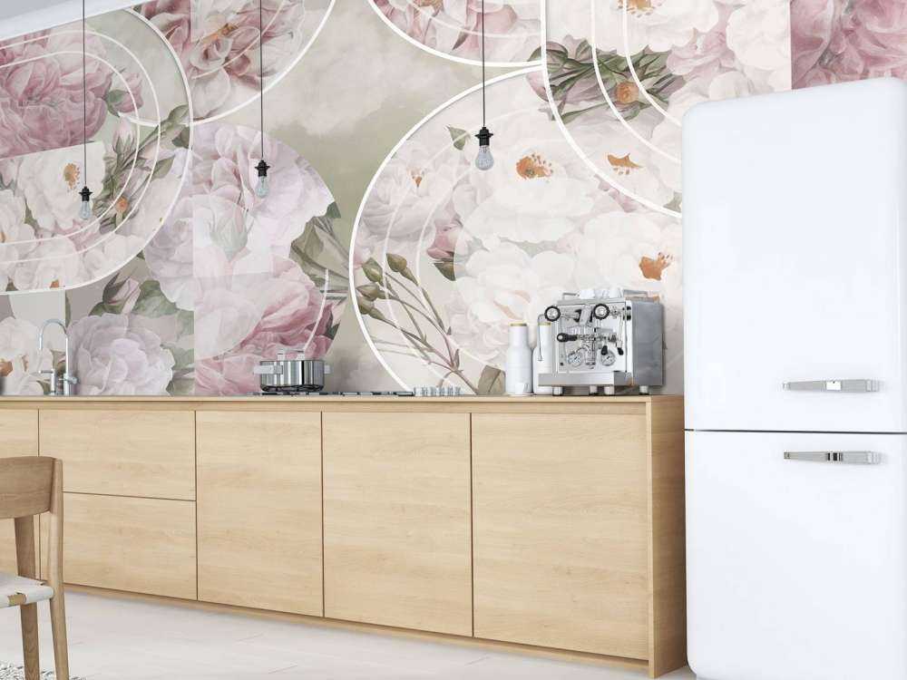 Tidless Floral Elegance - Blush Grøn
