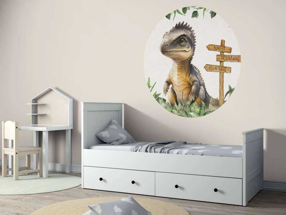Baby spinosaurus i junglen