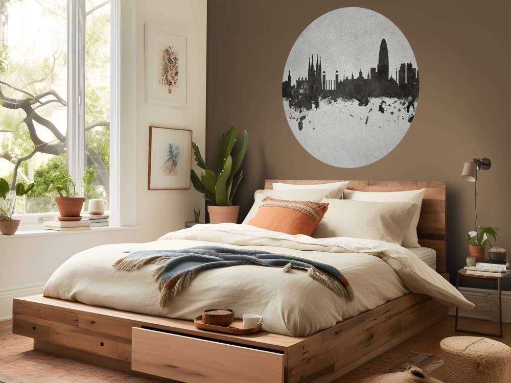 Akvarel skyline, Barcelona