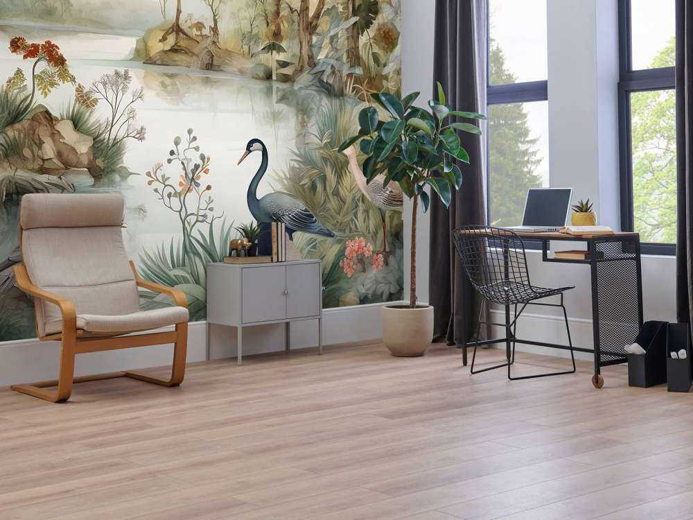 Fugleparadis ved flodbredden