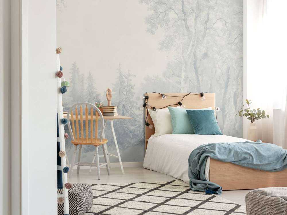 Skovlandskab Blå #1