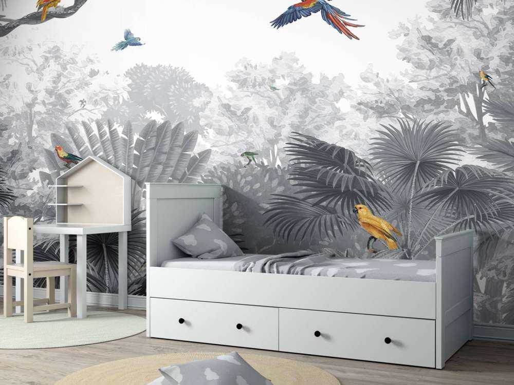 Canopy Jungle - Black and White