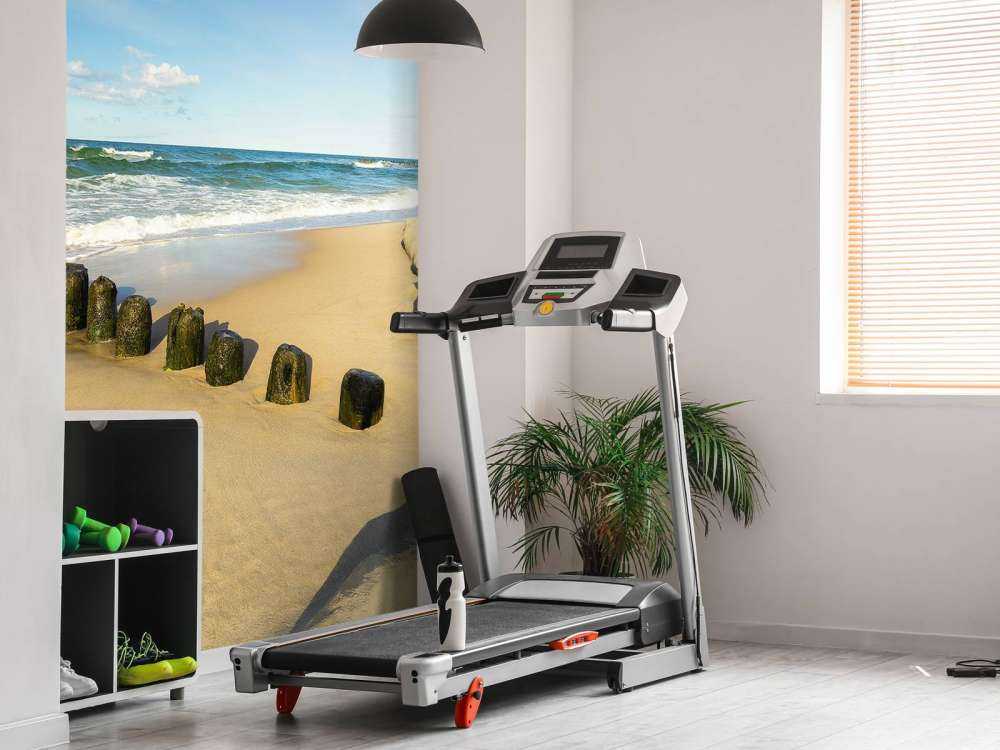 Strand på en smuk dag