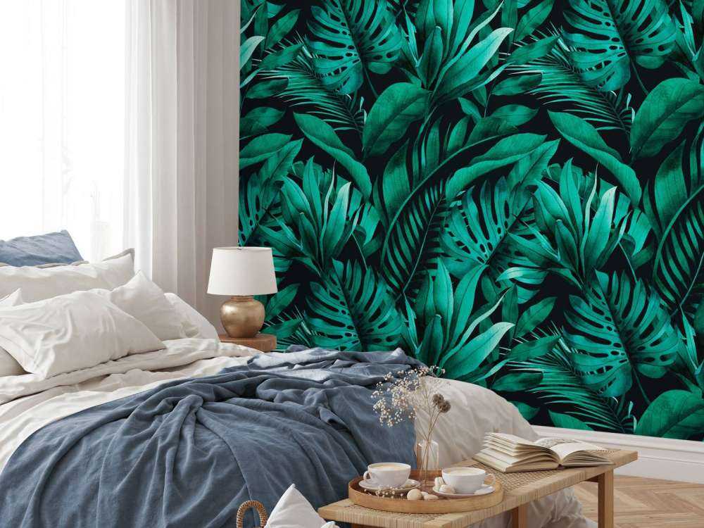 Forskellige grønne blade