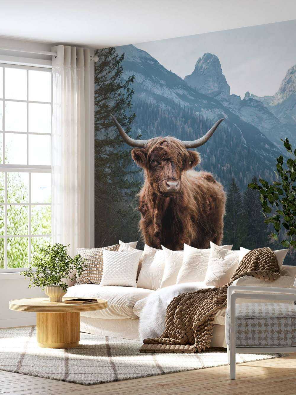 Skotsk hoglandare bloch träden