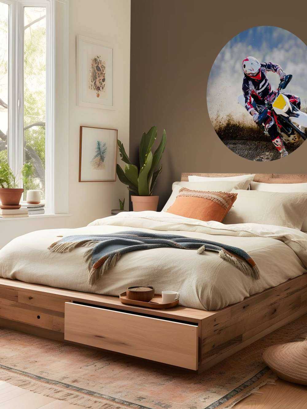 Korsa cykeln i svängen