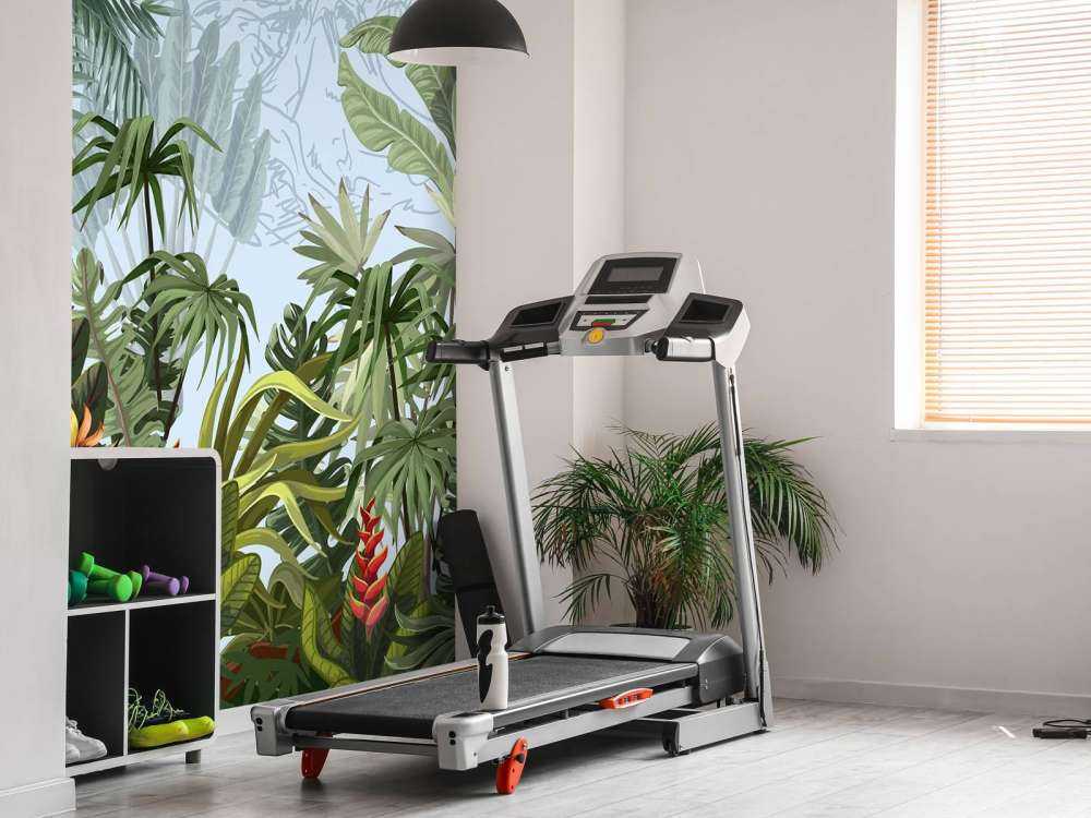 Djungelträd och blommor