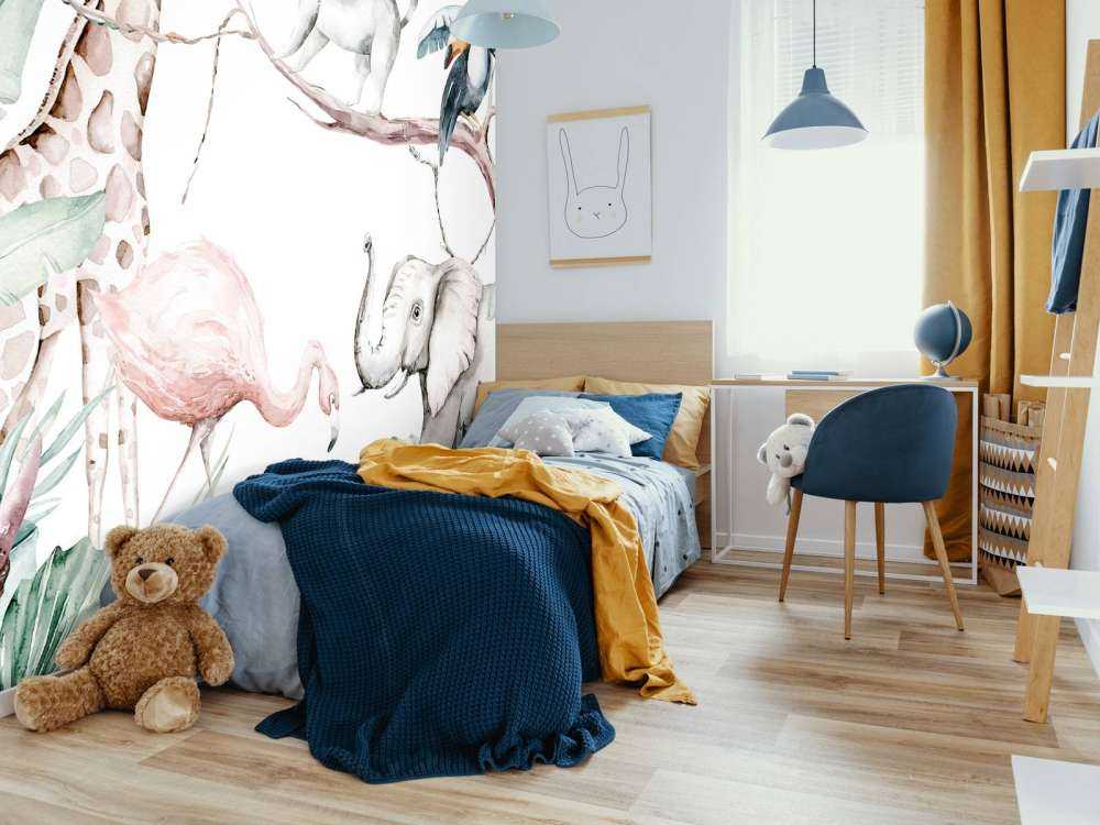 Akvarell afrikanska djur