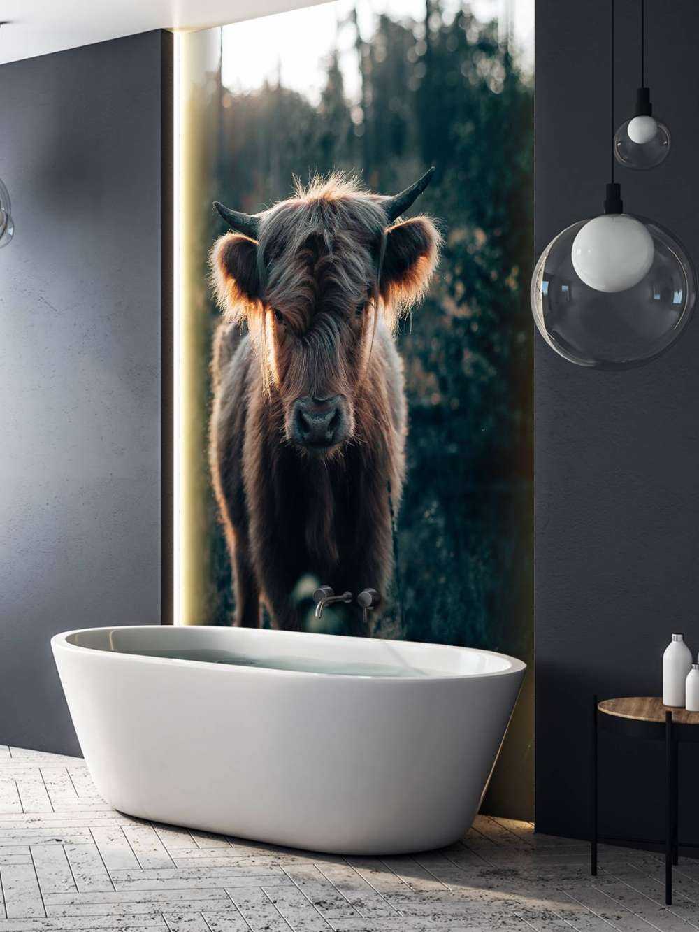 Young Scottish highlander