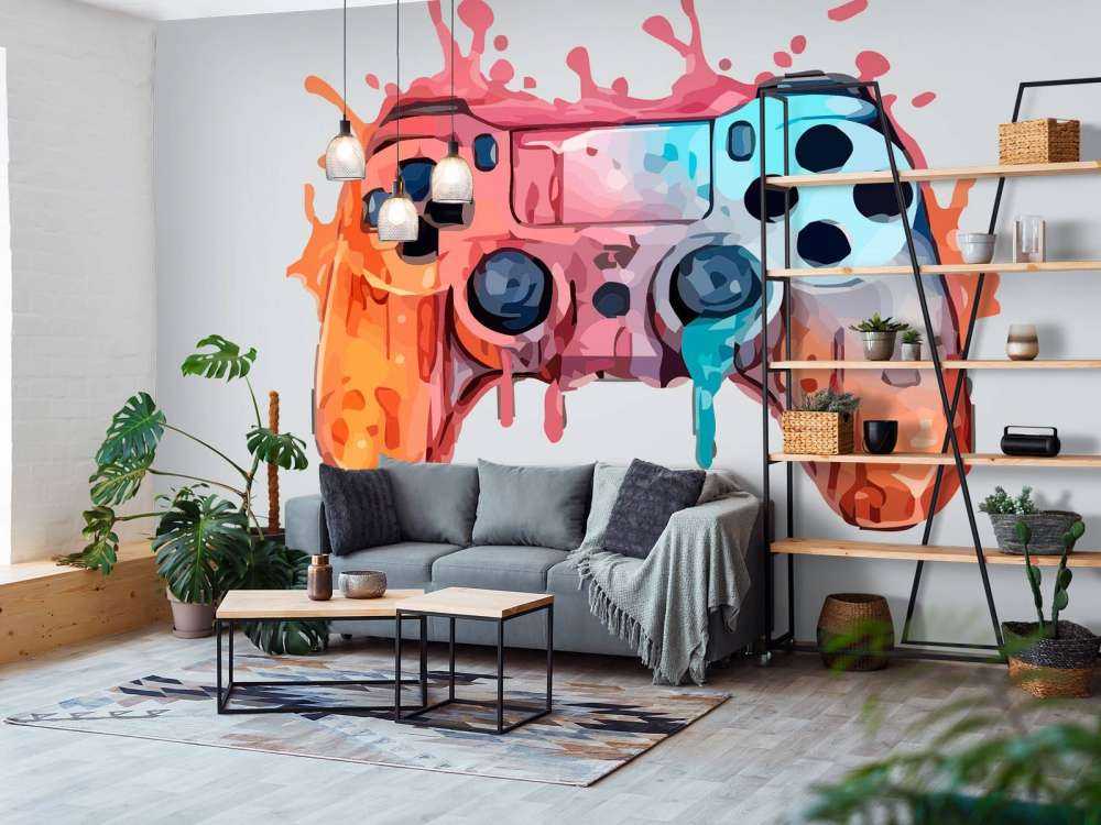 Vattenfärg Spelare Splash