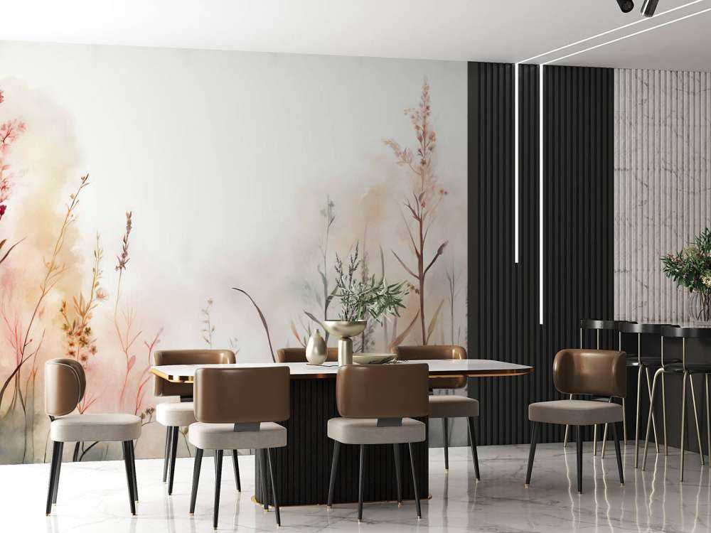 Morgon Tystnad Varm Beige