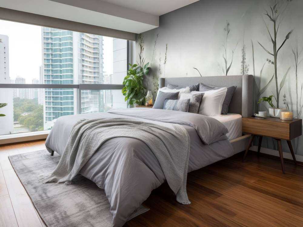 Morgon Tystnad Salvia Grön