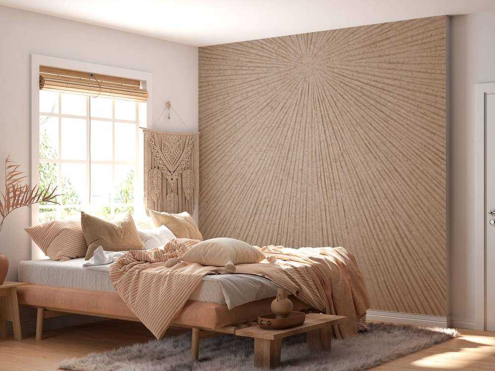 Struktur med linjer i beige-brun färg