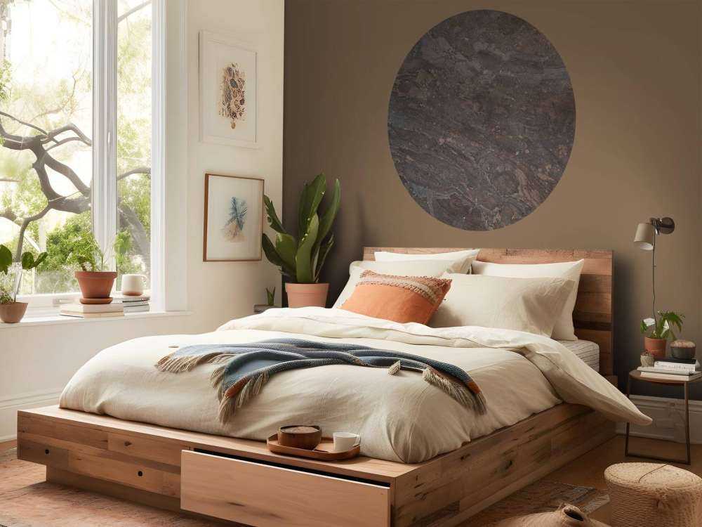 Brun marmor