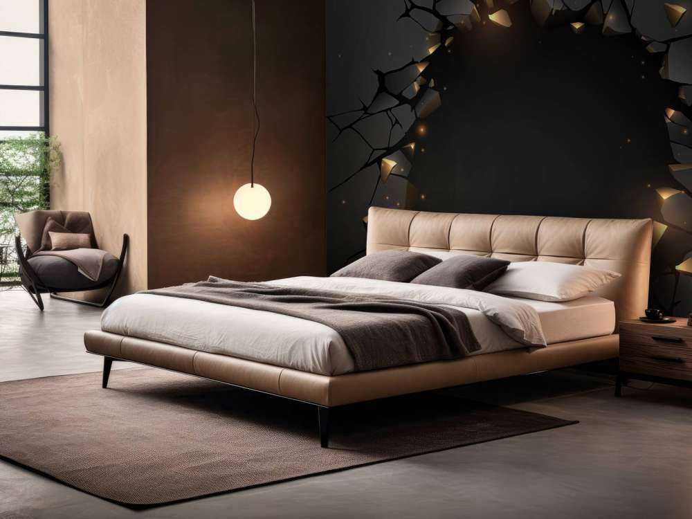 Svart vägg med hål