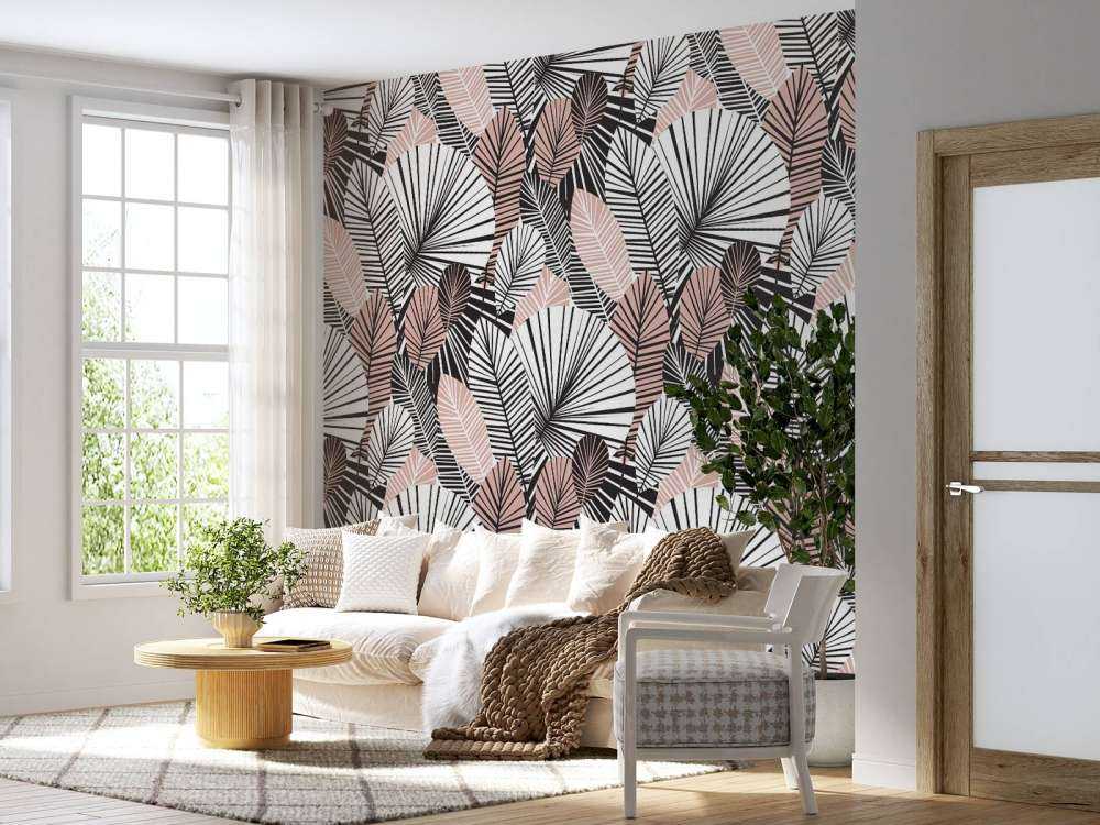 Elegant blommönster