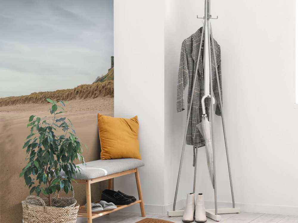 Bamburgh Castle, Northumberland coast line