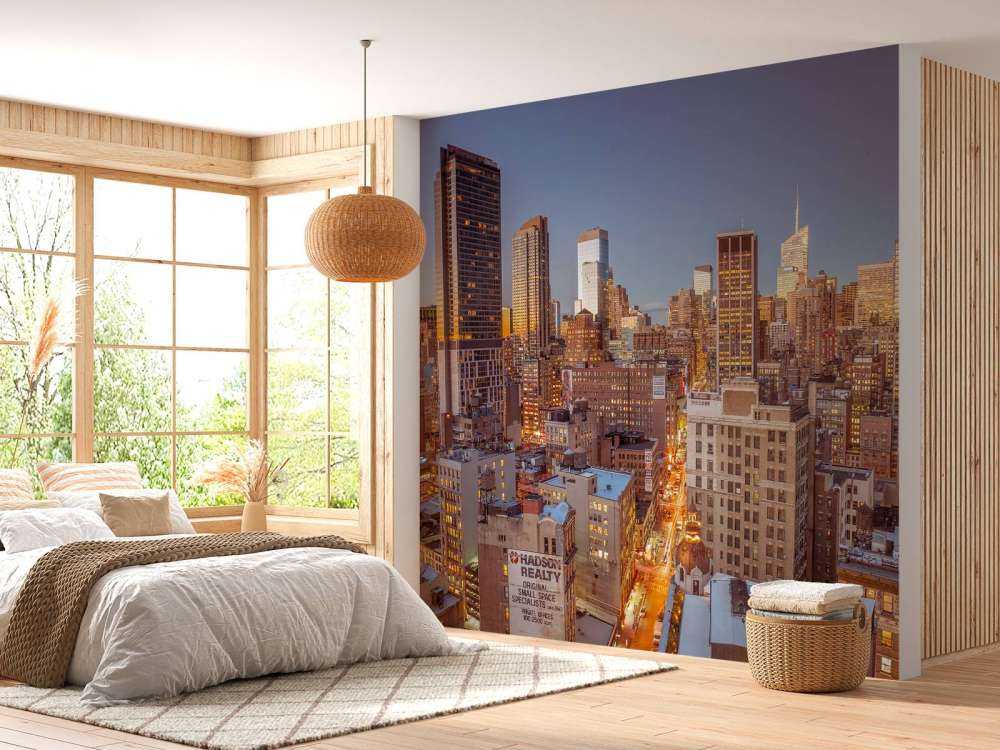 New York på kvällen